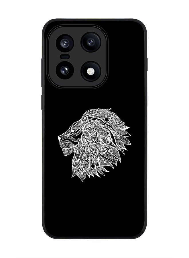 For OnePlus 15 Case,Slim fit Camera Protection, Shockproof Thin Phone cover  - Lion Abstract